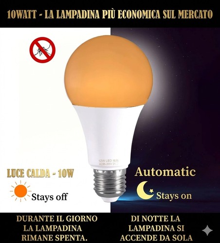 Lampadina led e27 con - lampadina,