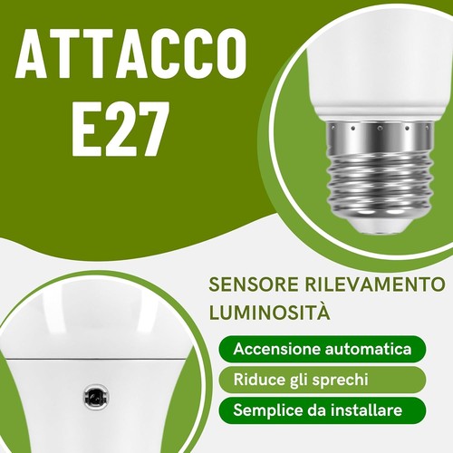 Lampadina led goccia - 9w, e27